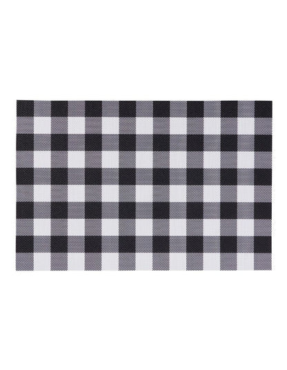 Trattoria Placemat 45x30cm Black Check