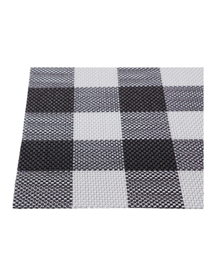 Trattoria Placemat 45x30cm Black Check