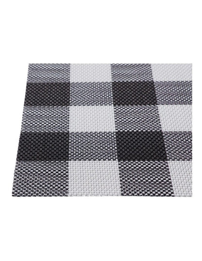 Trattoria Placemat 45x30cm Black Check