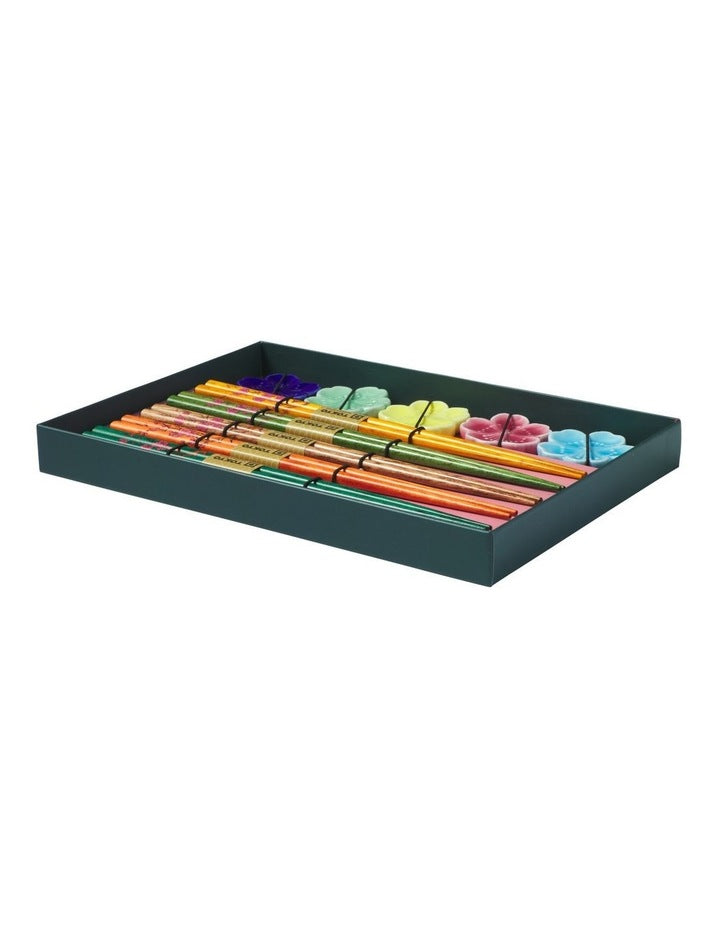 Chopstick Fujisakura Chopsticks with Rest 10pc Gift Boxed Assorted
