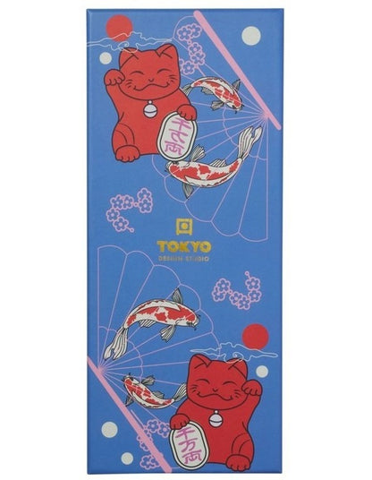 Chopstick Lucky Cat Chopsticks with Rest Hanami 4pc Gift Boxed Assorted