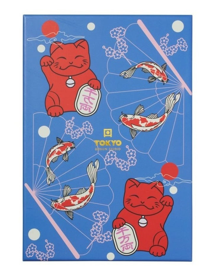 Chopstick Lucky Cat Chopsticks with Rest Hanami 10pc Gift Boxed Assorted