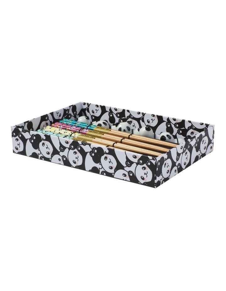 Chopstick Panda Chopsticks with Rest 10pc Gift Boxed Assorted