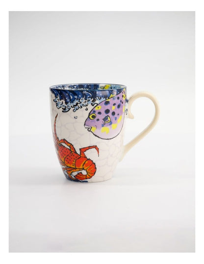 Mug Mountain Mug 380ML Seafood Cream Gift Boxed
