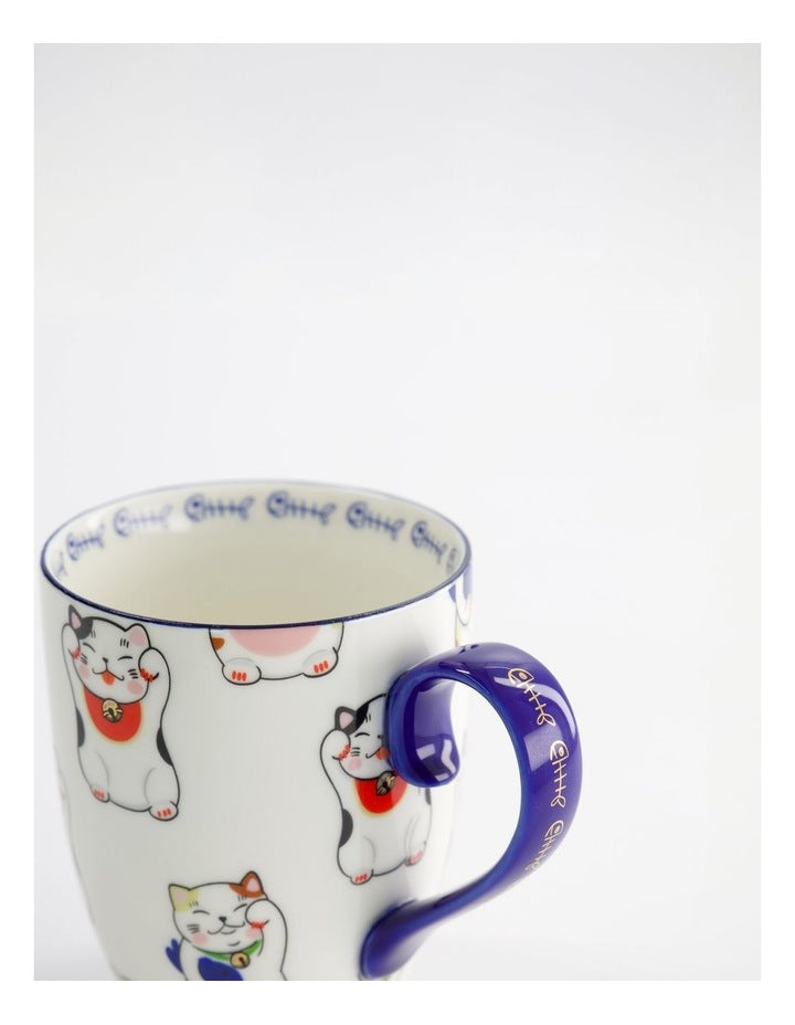 Mug Mountain Mug 380ML White Classic Cat Gift Boxed
