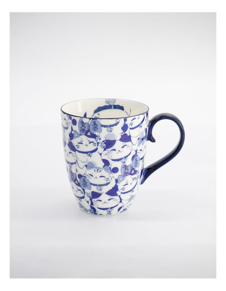 Mug Mountain Mug 380ML Maneko Blue Gift Boxed