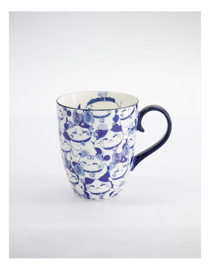 Mug Mountain Mug 380ML Maneko Blue Gift Boxed