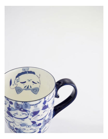 Mug Mountain Mug 380ML Maneko Blue Gift Boxed