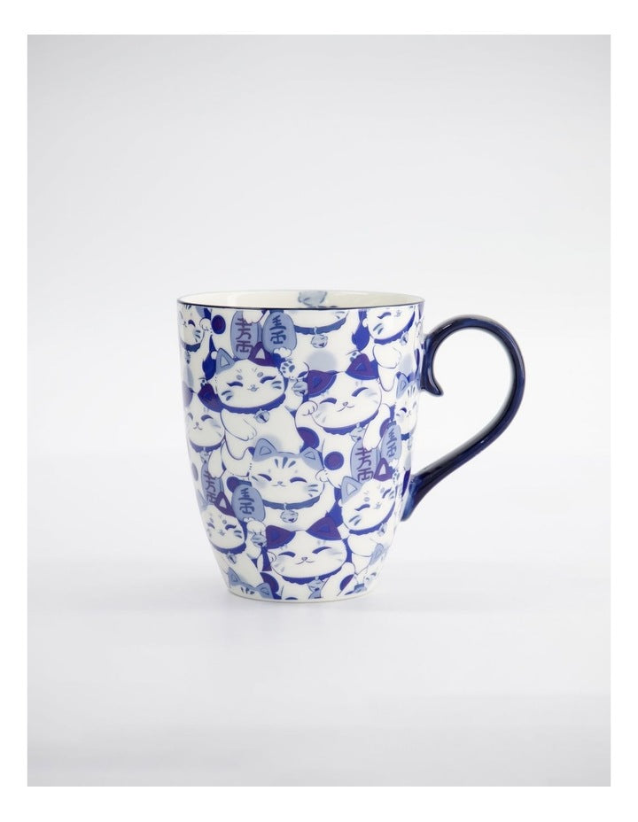 Mug Mountain Mug 380ML Maneko Blue Gift Boxed