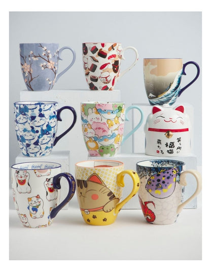 Mug Mountain Mug 380ML Hokusai Blue Gift Boxed