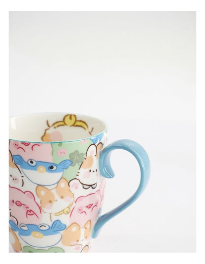 Mug Mountain Mug 380ML Animals Gift Boxed