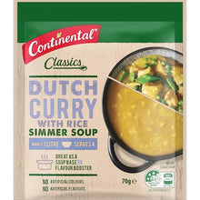 Continental Simmer Soup Dutch Curry & Rice 70g