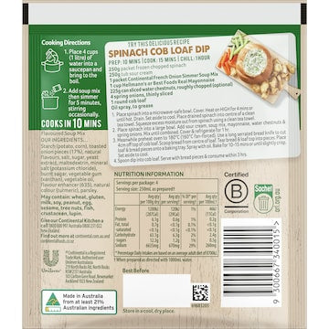 Continental Classics Simmer Soup French Onion 40g