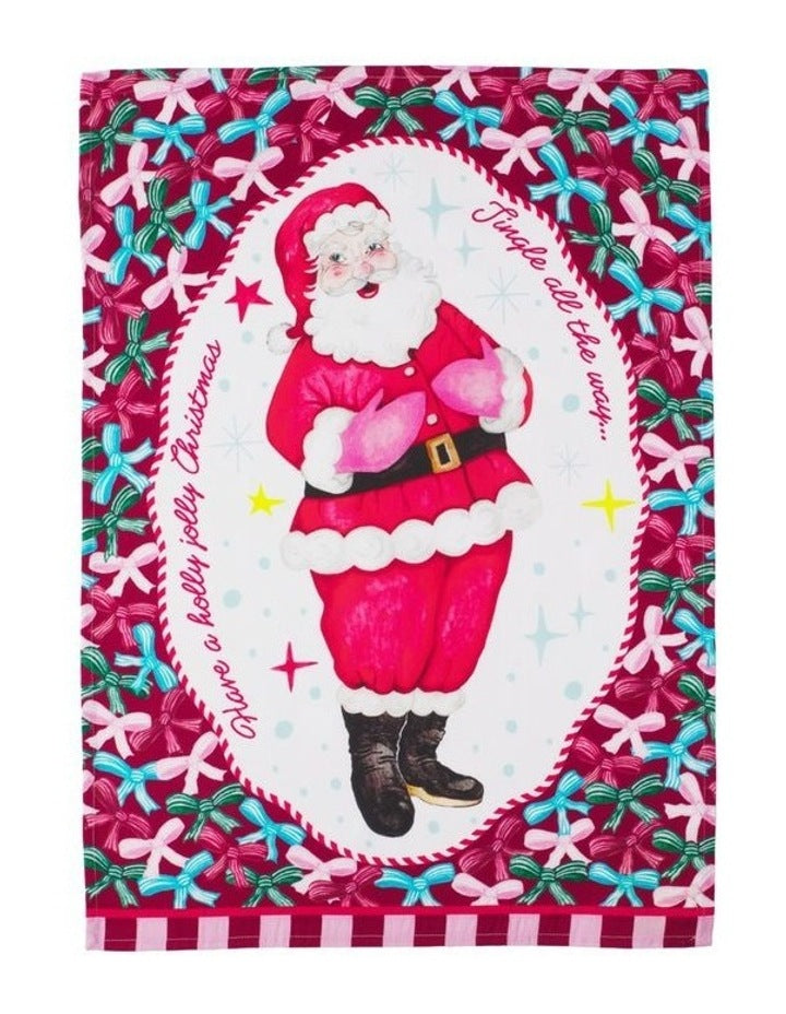 Fa la la Tea Towel 50x70cm Set of 2 Assorted
