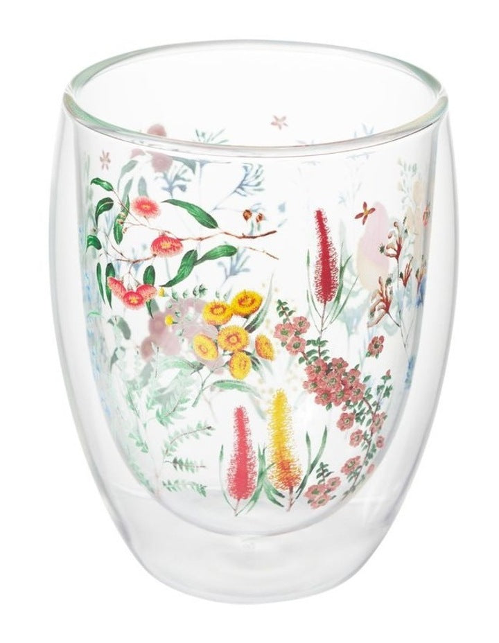 Blend Honey Wattle Double Wall Mug 350ML Set of 2 Gift Boxed