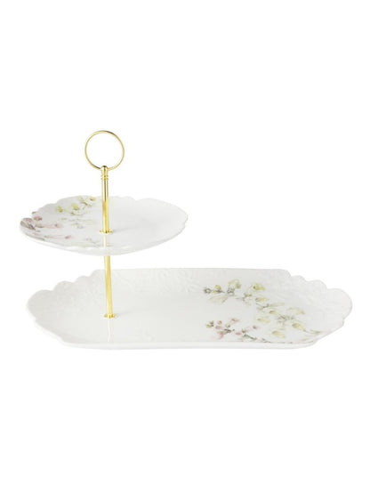 Royal Botanic Gardens Foxglove 2 Tiered Entertaining Set Gift Boxed
