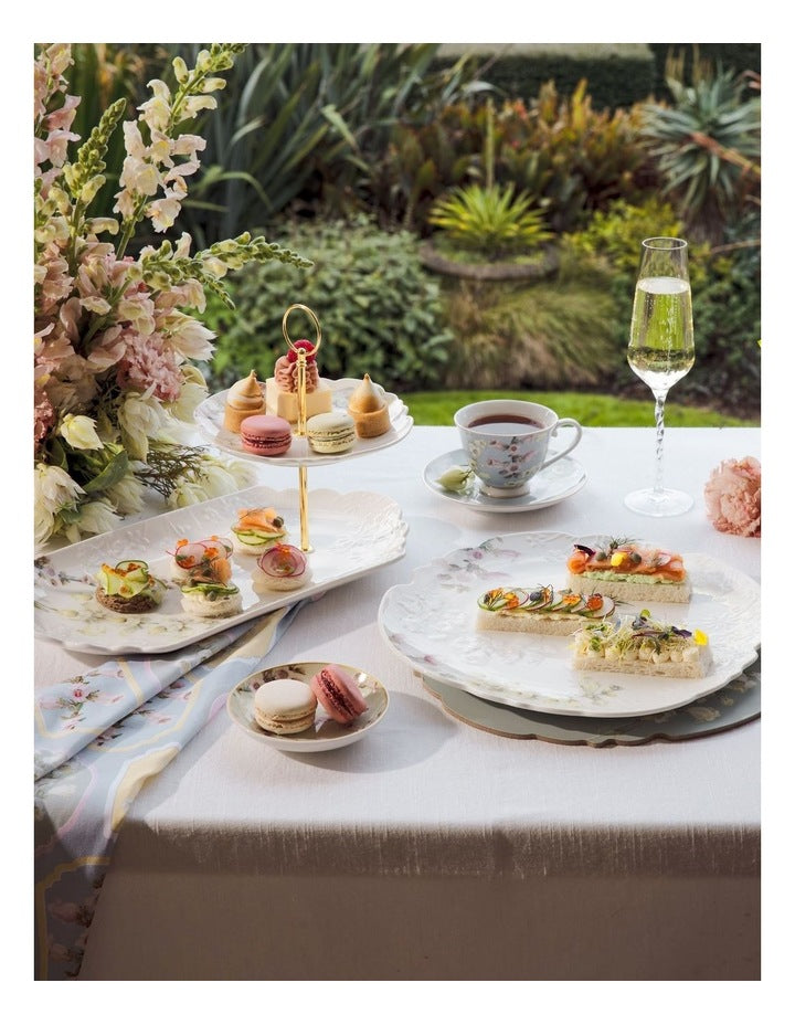 Royal Botanic Gardens Foxglove 2 Tiered Entertaining Set Gift Boxed