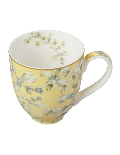 Royal Botanic Gardens Foxglove Coupe Mug 400ML Set of 4 Assorted Gift Boxed