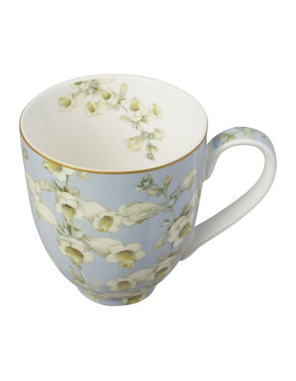 Royal Botanic Gardens Foxglove Coupe Mug 400ML Set of 4 Assorted Gift Boxed