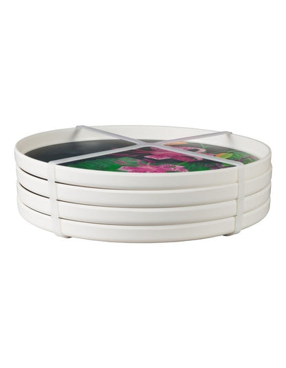 Tropical Twilight Melamine Plate 20x2cm Set of 4