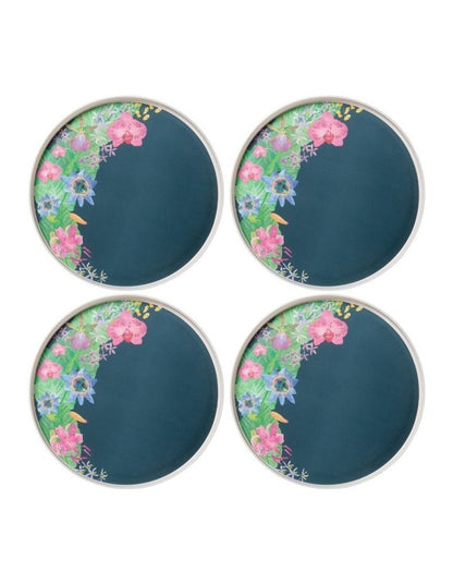 Tropical Twilight Melamine Plate 25.5x2cm Set of 4