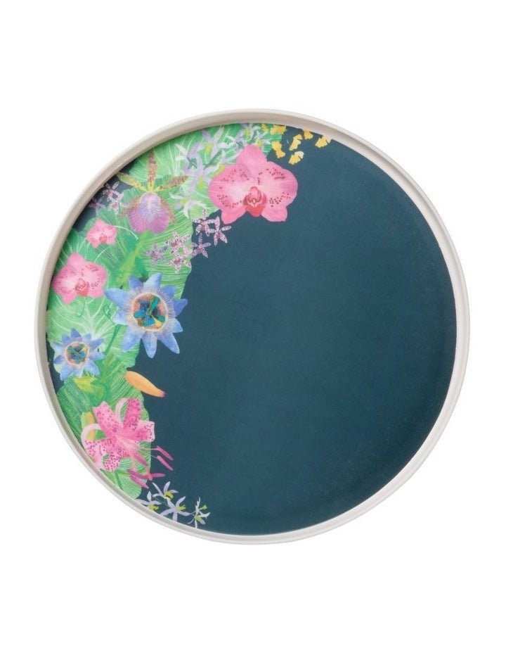 Tropical Twilight Melamine Plate 25.5x2cm Set of 4
