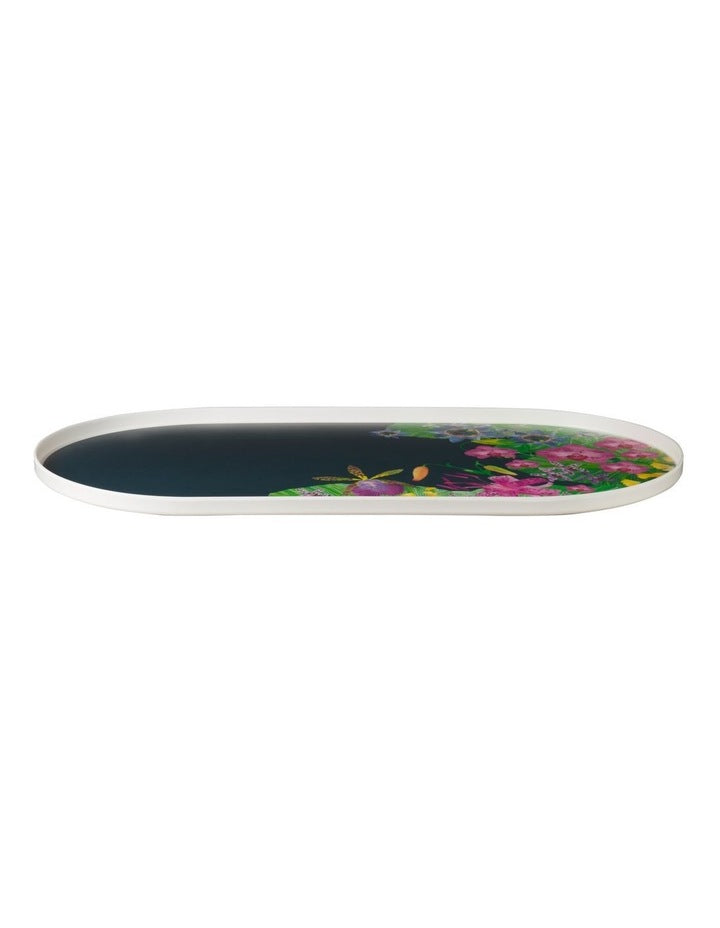 Tropical Twilight Melamine Serving Platter 43.5x23cm
