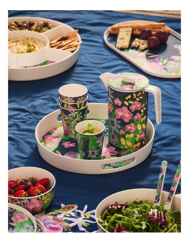 Tropical Twilight Melamine Serving Platter 43.5x23cm