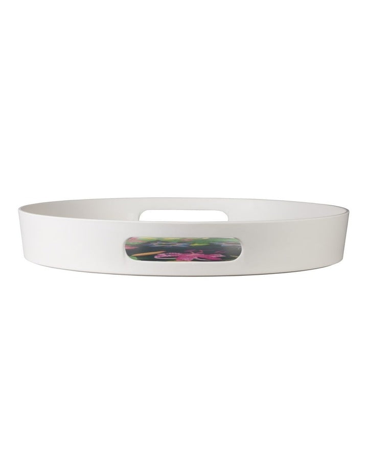 Tropical Twilight Melamine Round Serving Tray 35x5cm
