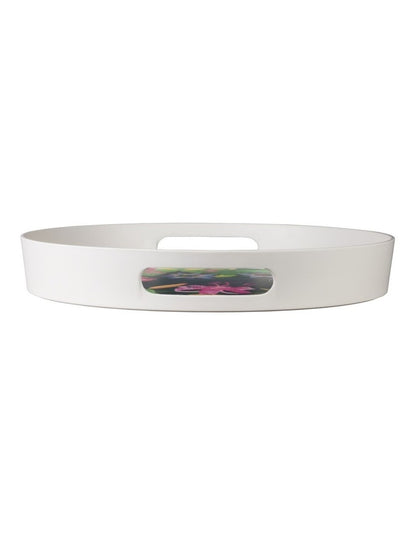 Tropical Twilight Melamine Round Serving Tray 35x5cm