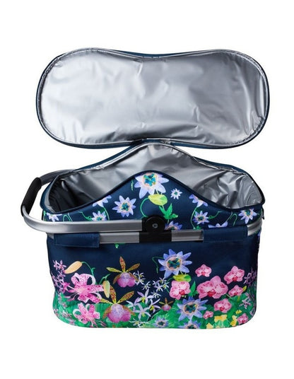 Tropical Twilight Insulated Picnic Carry Basket 40L
