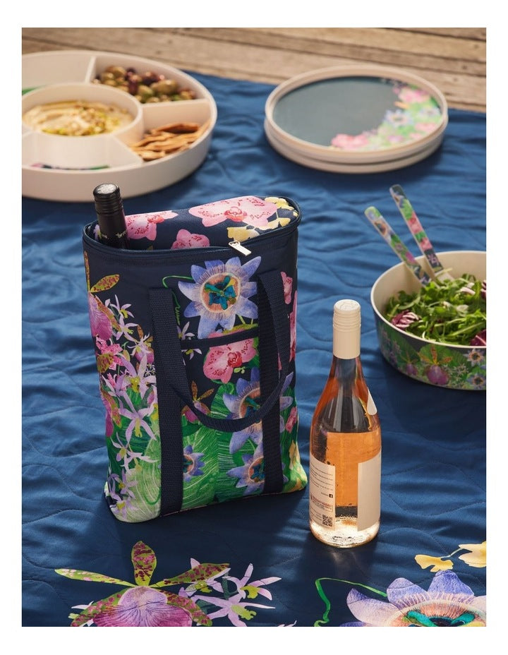 Tropical Twilight Insulated Wine Cooler Bag