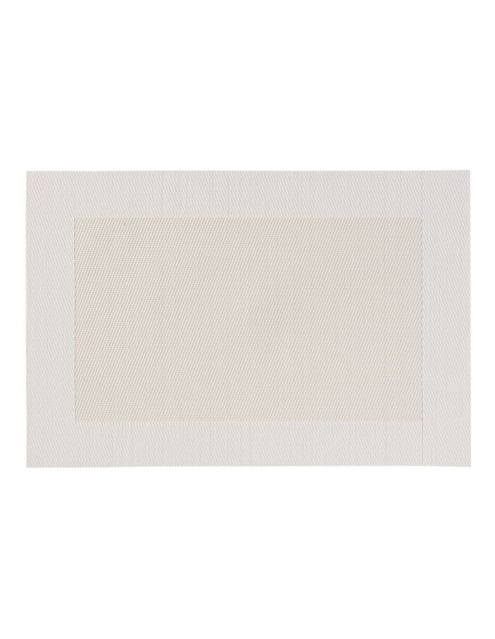 Table Accents Wide Border Placemat 43x30cm Cream