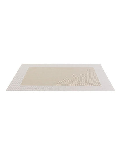 Table Accents Wide Border Placemat 43x30cm Cream