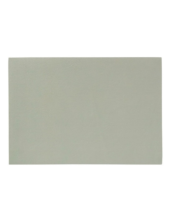 Table Accents Leather Look Placemat 43x30cm Sage