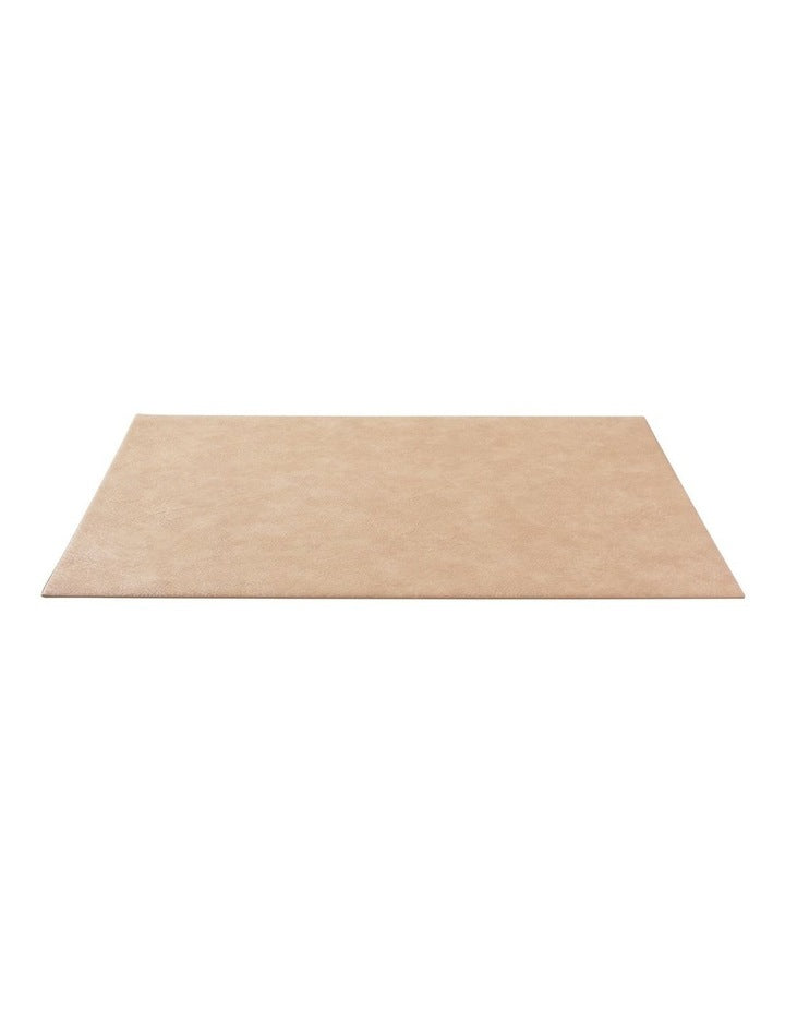 Table Accents Leather Look Placemat 43x30cm Beige