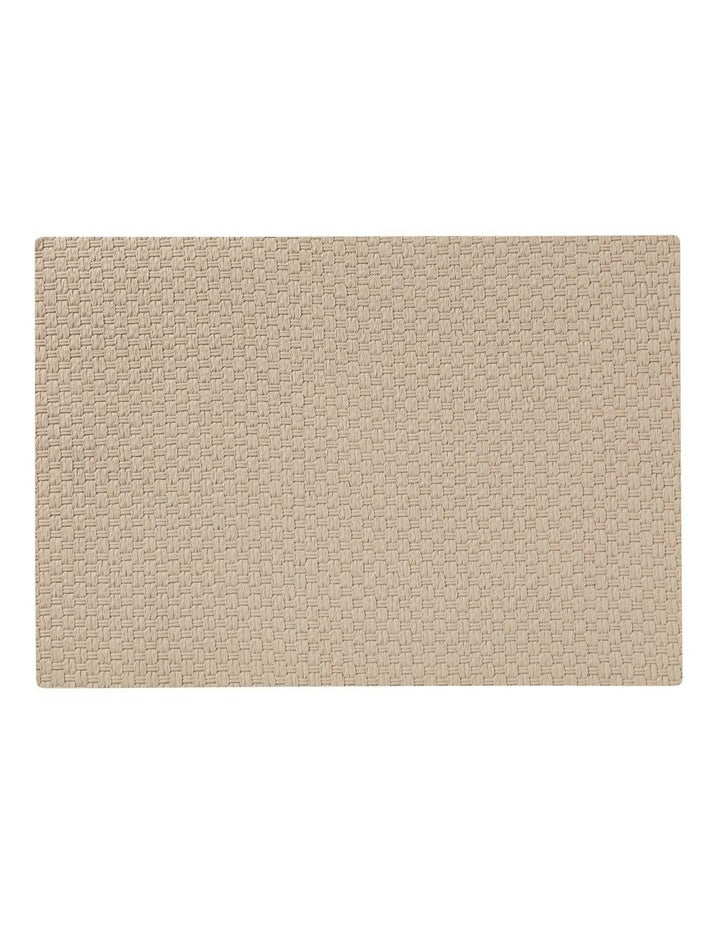 Table Accents Woven Look Placemat 43x30cm Stone