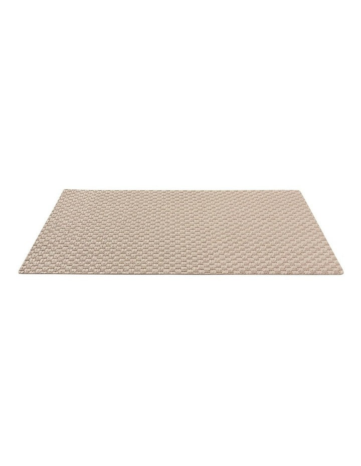 Table Accents Woven Look Placemat 43x30cm Stone