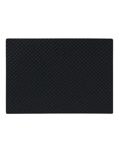 Table Accents Woven Look Placemat 43x30cm Black