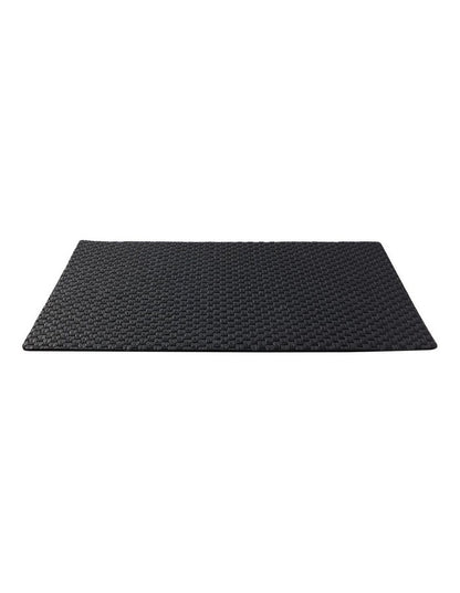Table Accents Woven Look Placemat 43x30cm Black