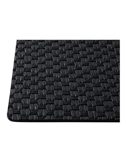 Table Accents Woven Look Placemat 43x30cm Black