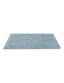 Table Accents Embossed Placemat 43x30cm Denim Floral