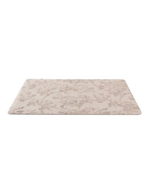 Table Accents Embossed Placemat 43x30cm Taupe Floral