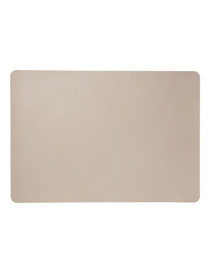 Table Accents Embossed Placemat 43x30cm Taupe Floral