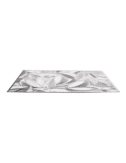 Table Accents Cut-Out Placemat 45x30cm Leaf Silver