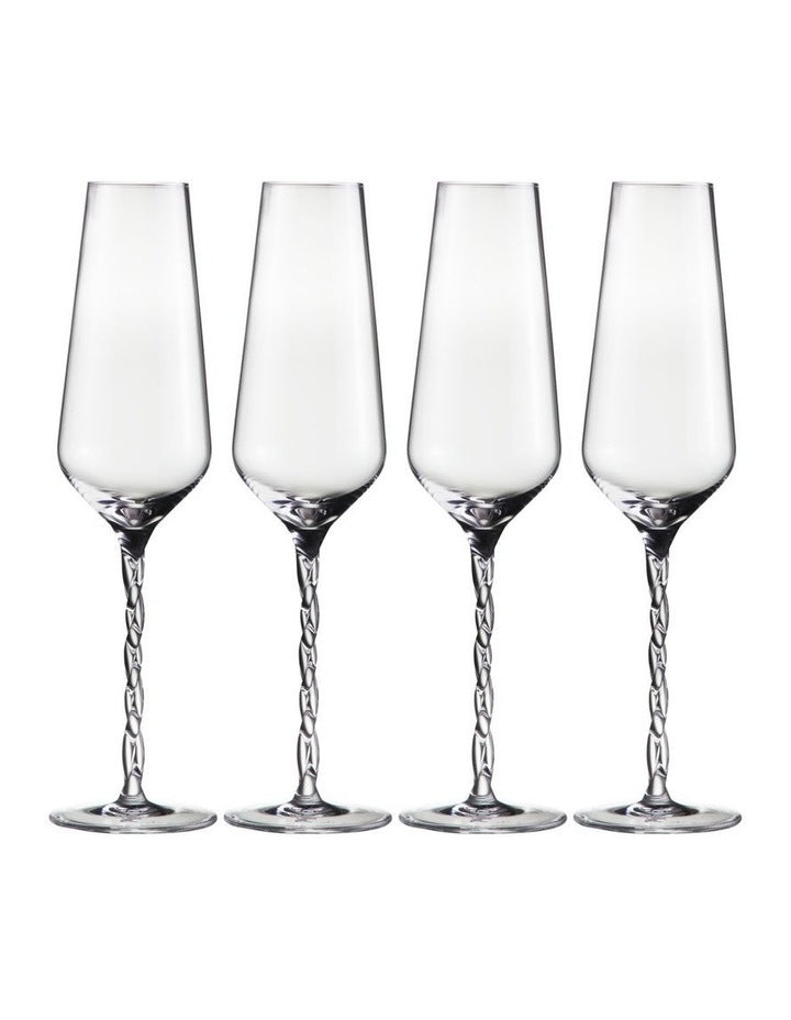 Eterna Champagne Flute 240ML Set of 4 Gift Boxed