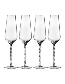 Eterna Champagne Flute 240ML Set of 4 Gift Boxed