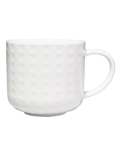 White Basics Mug 380ML Grid
