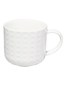 White Basics Mug 380ML Grid