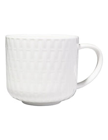 White Basics Mug 380ML Weave